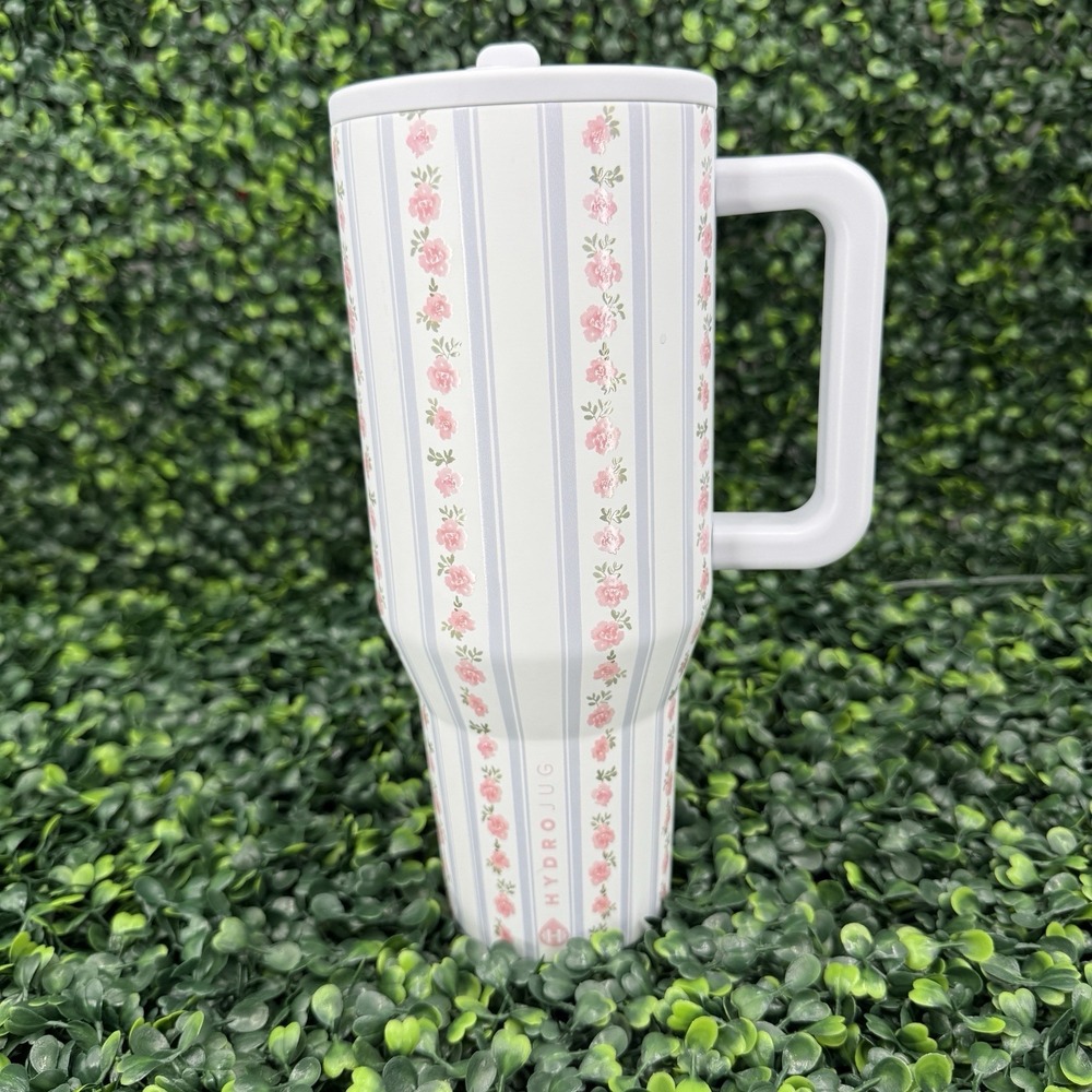 Hydrojug 40 oz Traveler Primrose Waterbottle Insulated Stainless Steel Tumbler